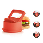 Пресс для гамбургеров Tupperware красный