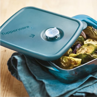 Контейнер Нью 600мл для СВЧ бирюзовый Tupperware Контейнер Нью 600мл для СВЧ бирюзовый Tupperware