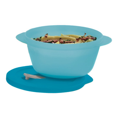 Емкость Новая волна для СВЧ 775мл Tupperware бирюзовая Емкость Новая волна для СВЧ 775мл Tupperware бирюзовая
