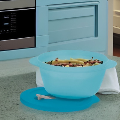 Емкость Новая волна для СВЧ 775мл Tupperware бирюзовая Емкость Новая волна для СВЧ 775мл Tupperware бирюзовая