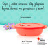Емкость Новая волна 400мл Tupperware красная Емкость Новая волна 400мл Tupperware красная