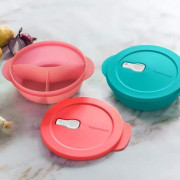 Емкость Новая волна с разделителем 920 мл красная Tupperware