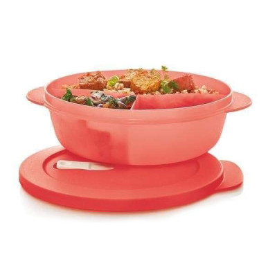 Емкость Новая волна с разделителем 920 мл красная Tupperware Емкость Новая волна с разделителем 920 мл красная Tupperware