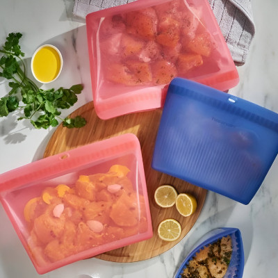 Силиконовый контейнер Ultimate 540 мл Tupperware розовый Силиконовый контейнер Ultimate 540 мл Tupperware розовый