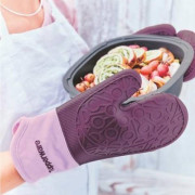 Силиконовая варежка-прихватка бордовая Tupperware