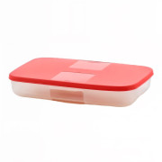 Контейнер Система холодильник 650мл Tupperware с красной крышкой