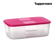 Контейнер Система холодильник 1,5л Tupperware c розовой крышкой