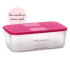 Контейнер Система холодильник 1,5л Tupperware c розовой крышкой Контейнер Система холодильник 1,5л Tupperware c розовой крышкой