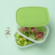 Набор емкостей Полный состав 260 мл и 640 мл малый салатовый Tupperware