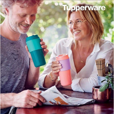 Стакан Всегда с собой 490мл Tupperware голубой Стакан Всегда с собой 490мл Tupperware голубой