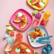 Набор квадратных тарелок 4шт Tupperware