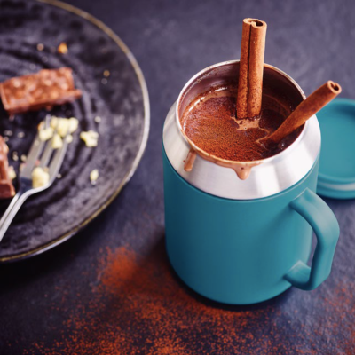 Термокружка 400мл Tupperware голубая Термокружка 400мл Tupperware голубая