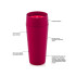 Термостакан 470мл Tupperware розовый Термостакан 470мл Tupperware розовый