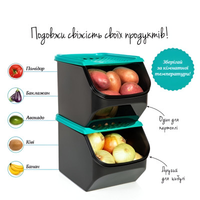 Контейнер Дыхание 3л с зеленой крышкой Tupperware Контейнер Дыхание 3л с зеленой крышкой Tupperware