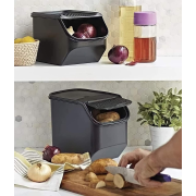 Контейнер Свежесть 5,5л для корнеплодов Tupperware черный