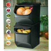 Контейнер Свежесть 5,5л для корнеплодов Tupperware черный