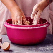 Замесочное блюдо Профи 3,5л Tupperware розовое